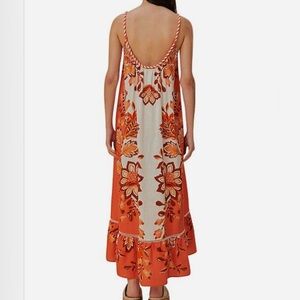 FARM Rio Aura Cream Ecovero Maxi Dress - M